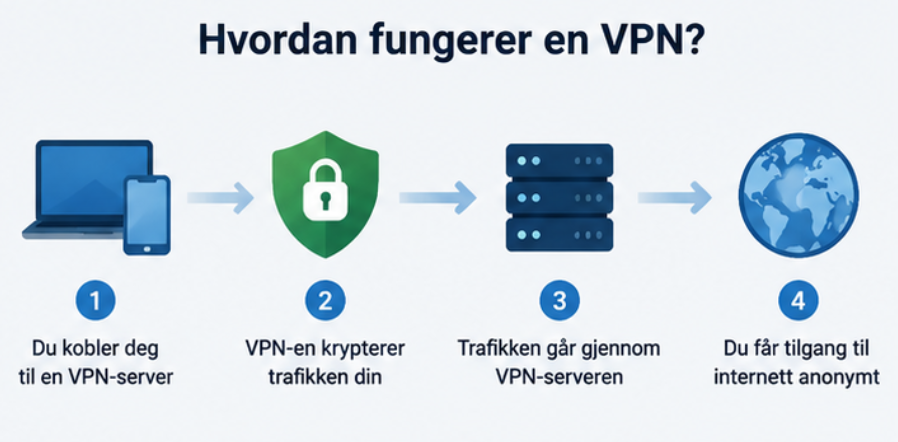 VPN-funksjon bilde